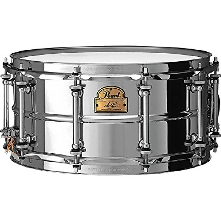 Pearl Ian Paice Snare Drum, 14" x 6.5" Stahl Shell tb-65 Superhoop II