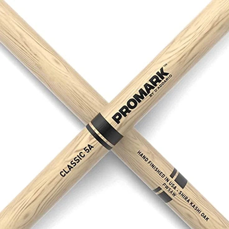 Pro Mark 5A Classic Attack Oak, 4er Bonus Pack Drumsticks mit ovaler Spitze, 40,64 cm Länge, 1,4 cm Durchmesser, Forward Balance – Bild 4