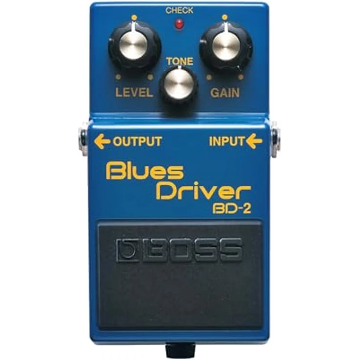 Boss BD-2 Overdrive, E-Gitarren Effektpedal mit Vintage Röhrenamp-Sound, Level, Tone & Gain Regler, blau – Bild 1