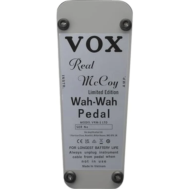 Vox VRM1LTD Real McCoy Wah, Wah-Wah Pedal in Limited Edition mit kultigem, nasalen Ton und akzentuiertem Mittenbereich – Bild 3
