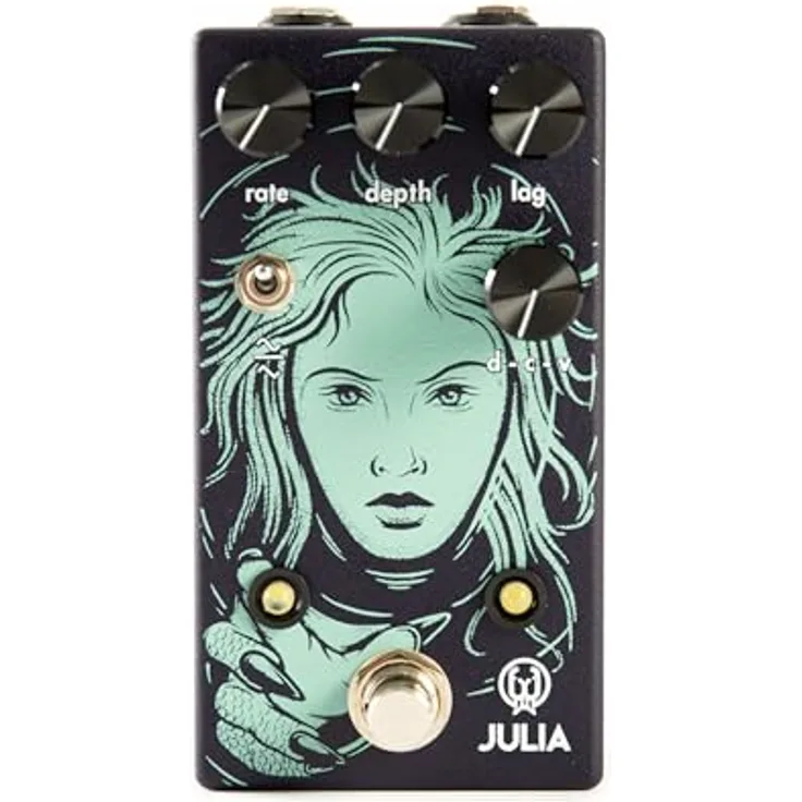 Walrus Audio Julia V2, Analoges Chorus/Vibrato Effektpedal mit Reglern für Rate, Depth, Lag und D-C-V