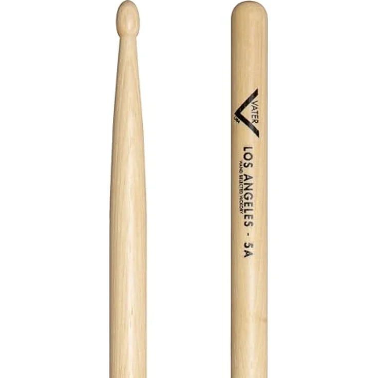 Vater Drumsticks VS3P5BW - 5B American Hickory Serie - Holzspitze - 3 Paar, 16" Länge, 0.605" Durchmesser, angenehm ausbalanciert – Bild 1