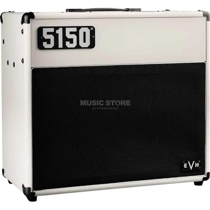 Evh 5150 Iconic 40W 1x12 Combo IV, Röhren Combo Verstärker für E-Gitarre mit 2 Kanälen, 40 Watt, Ivory