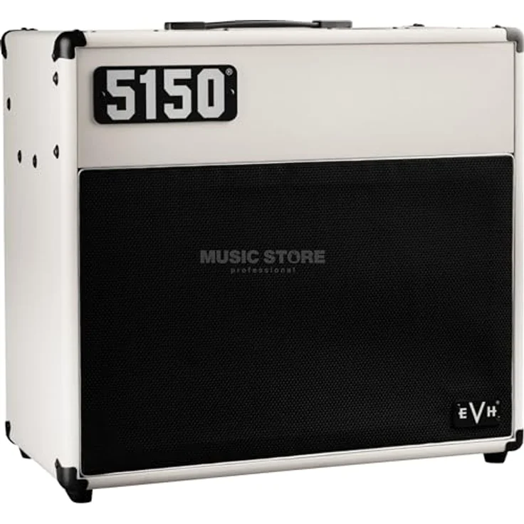 Evh 5150 Iconic 40W 1x12 Combo IV, Röhren Combo Verstärker für E-Gitarre mit 2 Kanälen, 40 Watt, Ivory – Bild 1