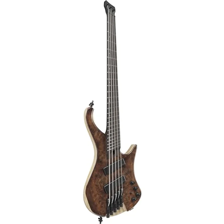 Ibanez EHB1265MS-NML, 5-saitiger Headless Multiscale E-Bass mit Esche-Korpus und Walnuss-Decke, Natural Mocha Low Gloss – Bild 4