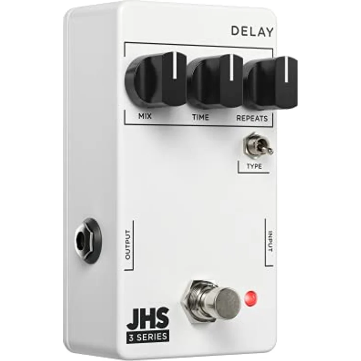 JHS Pedals 3 Series Delay, Delay Effektpedal mit regelbarer Delay Time von 80 ms bis 800 ms, True Bypass, digital- und analog-voiced Modes – Bild 3