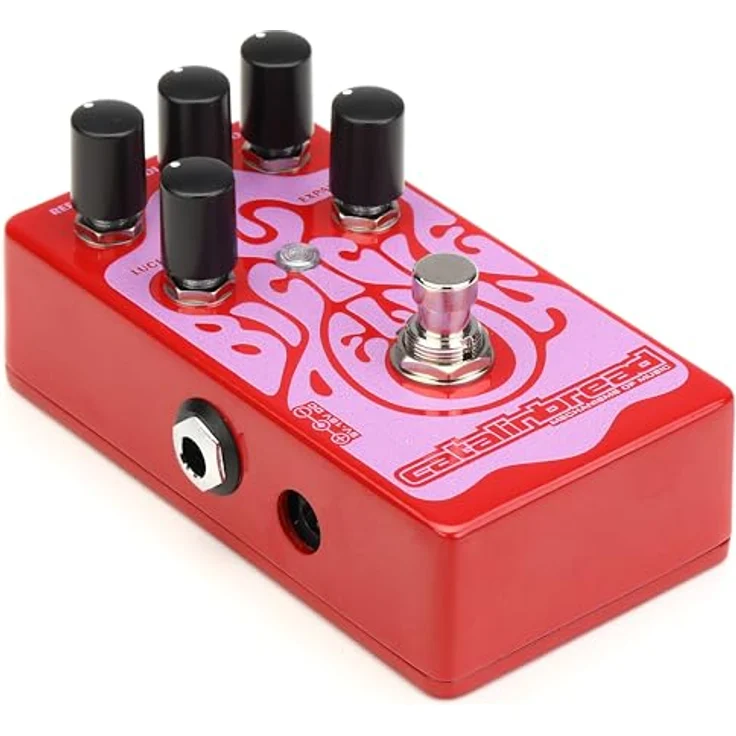 JHS Pedals Pulp'n Peel V4, Gitarren-Effektpedal mit Vintage-Style Kompressor, Volume, Comp, EQ & Blend Reglern, USA – Bild 3