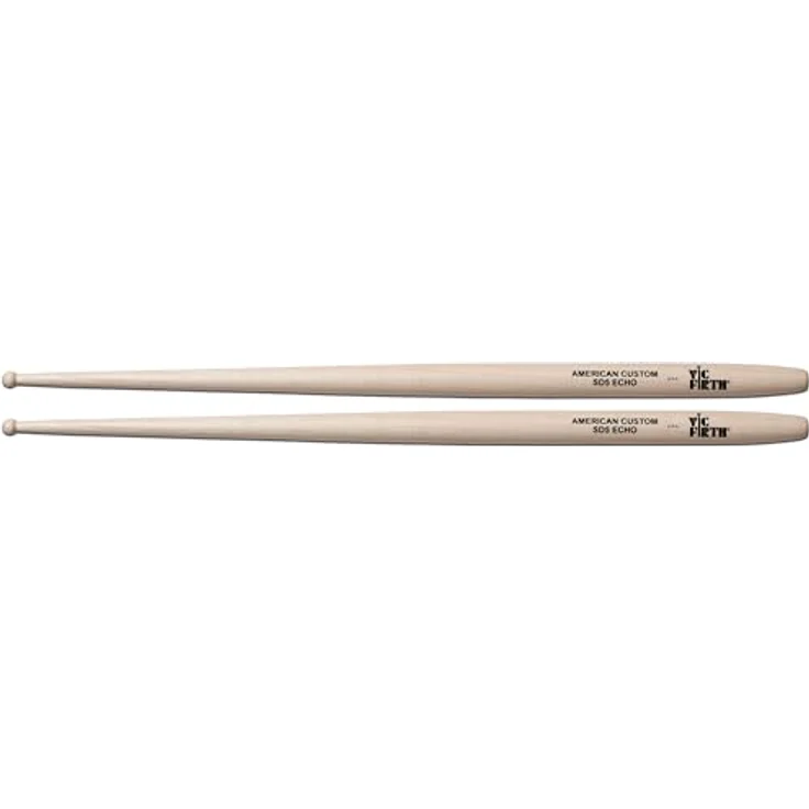 Vic Firth SD5 Echo Maple, Drumsticks aus Ahornholz mit runden Holzköpfen, 400mm Länge, 17mm Durchmesser, leicht und langlebig – Bild 3