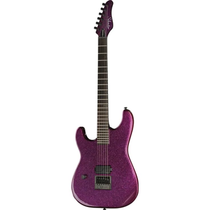 Schecter Danskimo-6 LH, E-Gitarre mit Fishman Fluence Pickups, Purple Sparkle
