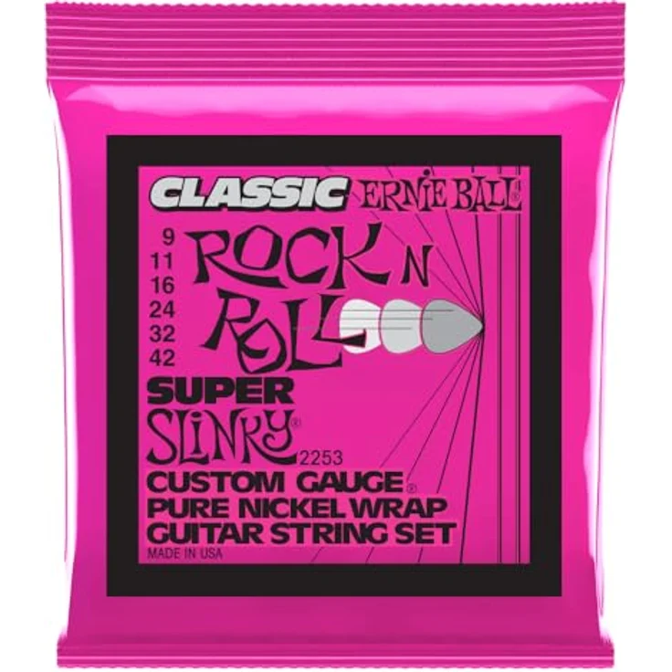 Ernie Ball 2253, Gitarrensaiten 009-042 Classic pure Nickel mit Sixties Sound – Bild 1