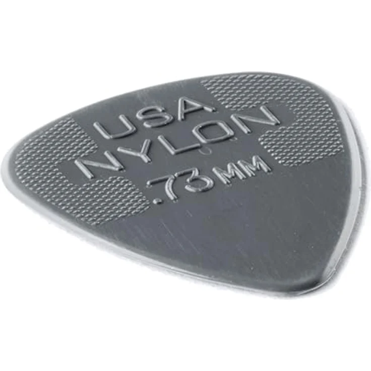 Dunlop Plectrums Nylon Standard 0,73mm, Set mit 72 Stück, grau – Bild 4