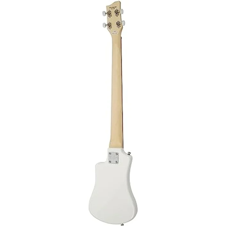 Höfner Shorty Bass Signal White, E-Bass mit Linde Korpus, Ahorn Hals, 24 Bünden und Humbucker Pickup, Short Scale 30" – Bild 2