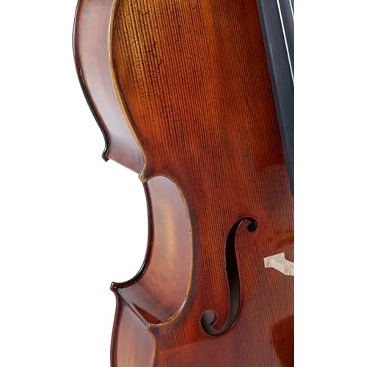 Gewa Maestro 2 Cello Set 3/4 CB, hochwertiges Celloset aus europäischem Tonholz mit antiker gold-rotbrauner Farbgebung, inkl. Carbonbogen und Cellotasche – Bild 4