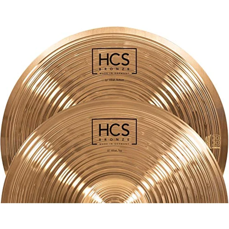Meinl 13" HCS Bronze Hi-Hat, B8 Bronze, Traditional Finish, heller und klarer Klang, ausgewogenes Sustain, made in Germany – Bild 4