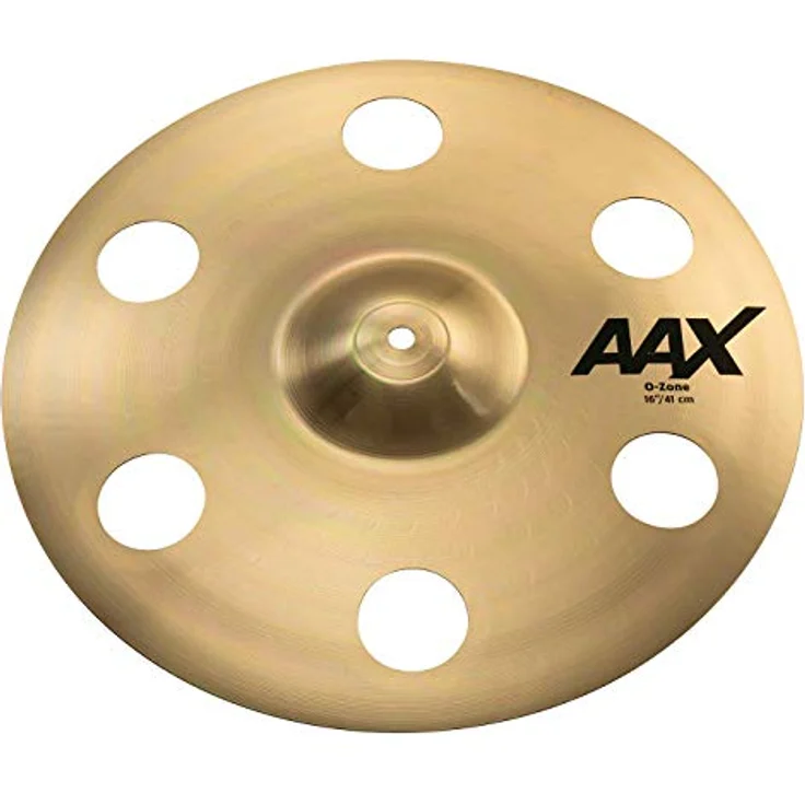 Sabian AAX O-Zone Crash 16", Schlagzeugbecken mit Multi-Loch-Design, modernem Bright Sound und durchdringender Definition – Bild 2
