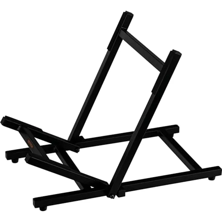 Ortega Guitars OAS-FL, Klappbarer Floor Amp Stand für Verstärker bis 40 kg, Stahl schwarz