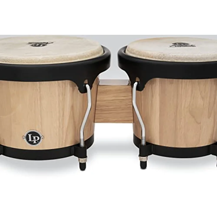 LP A601-AW Aspire Bongo Set, Natur, 6 3/4" & 8" Durchmesser, Siam Oak, Hochglanzlackiert, inklusive Stimmschlüssel – Bild 2