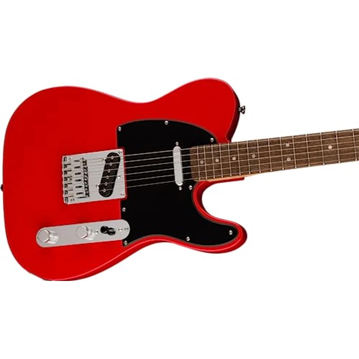 Squier Sonic Tele LRL, E-Gitarre mit Poplar Korpus, Ahorn Hals, 2x Ceramic Single-Coil Tonabnehmer, Torino Red – Bild 5