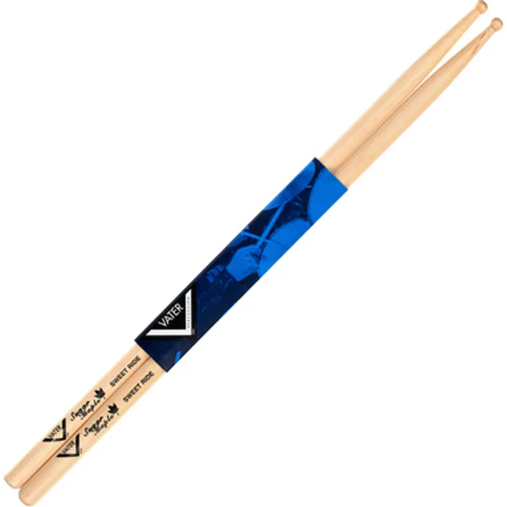 Vater Maple Sweet Ride Sticks, Drumsticks aus American Maple Holz mit Holz Kopf, ideal für Jazz Drummer