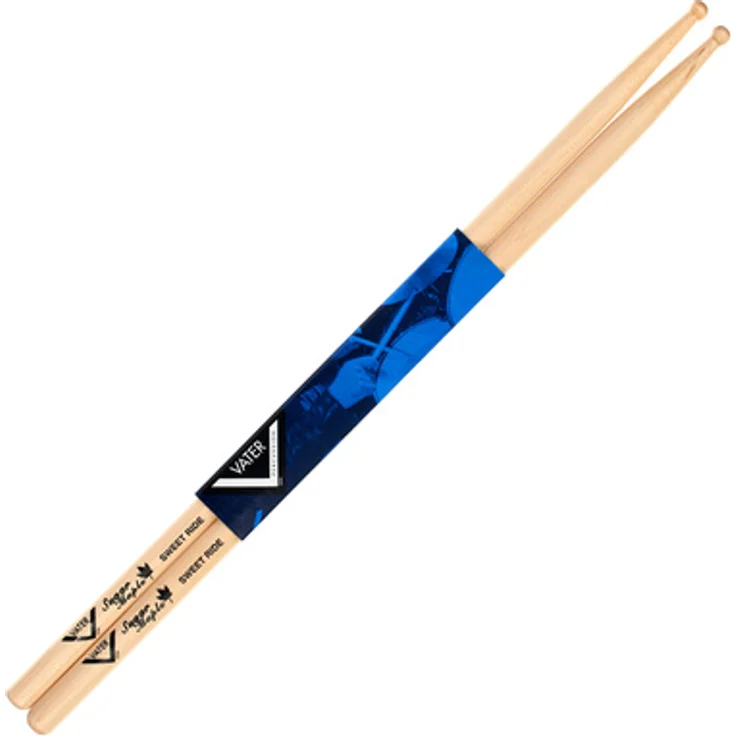 Vater Maple Sweet Ride Sticks, Drumsticks aus American Maple Holz mit Holz Kopf, ideal für Jazz Drummer