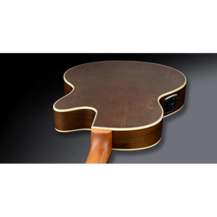 Warwick Alien Deluxe Hybrid 4 FL LH NT, Fretless Akustikbass mit Thinline Korpus, Linkshänder, Zargen und Boden aus Walnuss, massive Sitka-Fichte Decke, Natural Transparent Satin Finish – Bild 3
