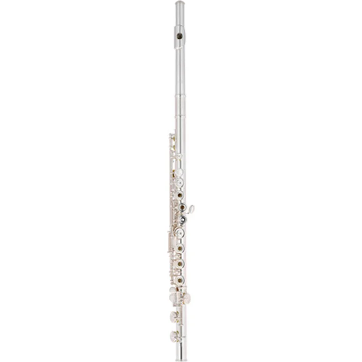Altus AS-A10 REO-S Flute, Querflöte in Sterlingsilber, Stimmung A=442 Hz, C-Fuß, Ringklappen, E-Mechanik, inkl. Etui und Tasche