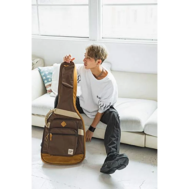 Ibanez IGB541-BR Powerpad Gigbag, E-Gitarrentasche mit 15 mm Polsterung, braun – Bild 2