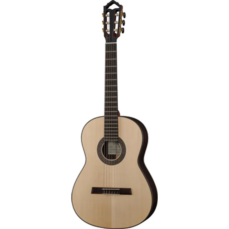 Höfner HM89-S Master Classic Guitar, Konzertgitarre 4/4, massive Fichtendecke, Palisanderboden, Natur, inkl. Koffer, Made in Germany