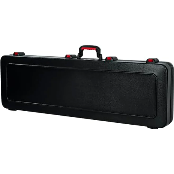 Gator TSA Bass Guitar Case, Koffer für E-Bass mit TSA-zugelassenem Zentralverschluss, schwarz – Bild 12