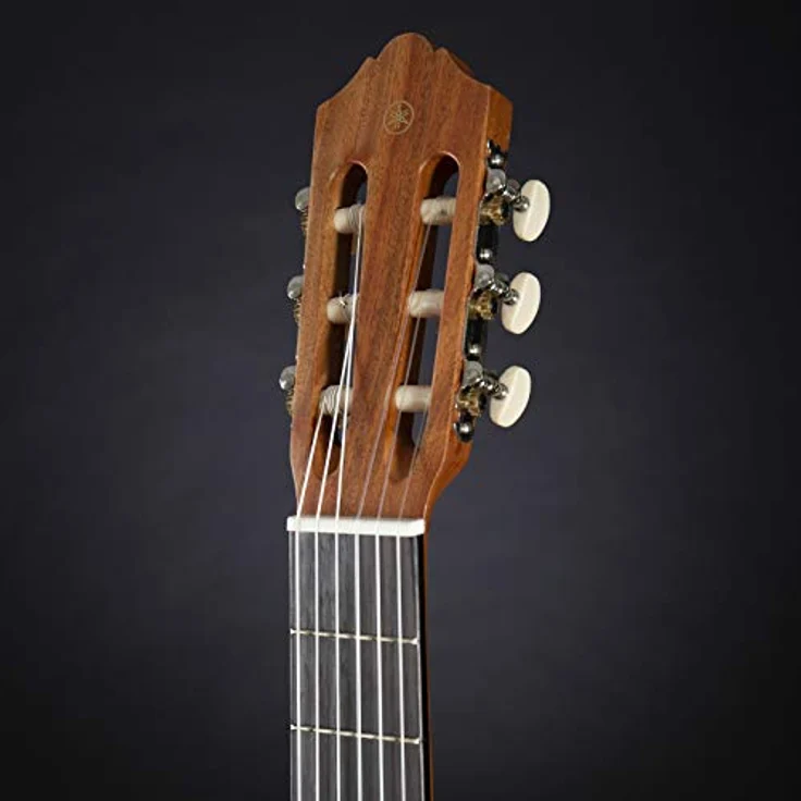 Yamaha C40MII Konzertgitarre, 4/4 Akustikgitarre mit Fichtendecke und mattem Finish für Einsteiger, natur matt – Bild 4