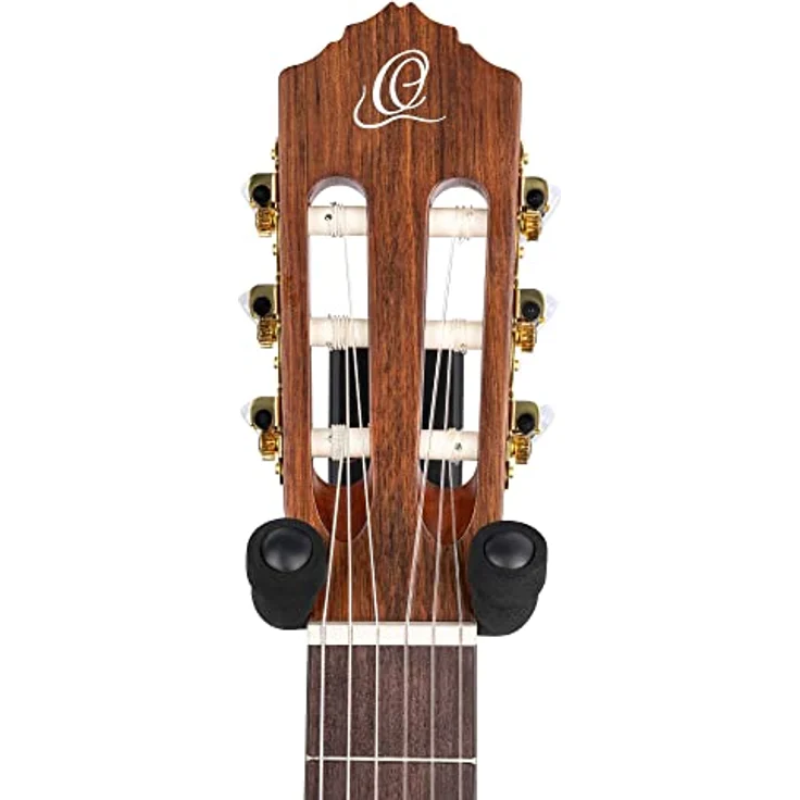 Ortega Guitars OGH-1, Wandaufhängung für Gitarre und Bass, Holz in Schwarz mit Montagematerial – Bild 4