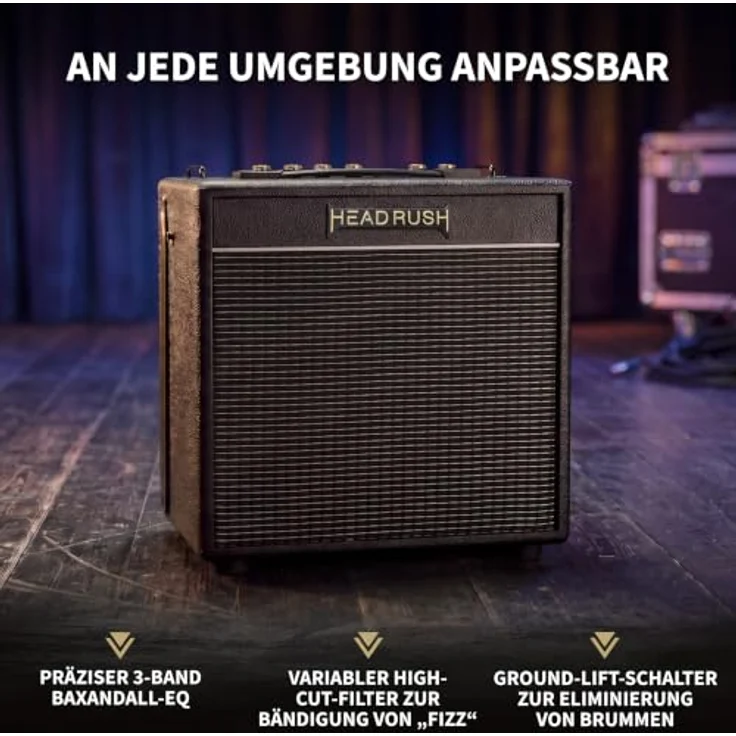 Headrush FRFR-8 Cab, Aktiver 480 W FRFR Lautsprecher mit 8" Custom-Woofer und Bluetooth 5.3 – Bild 7