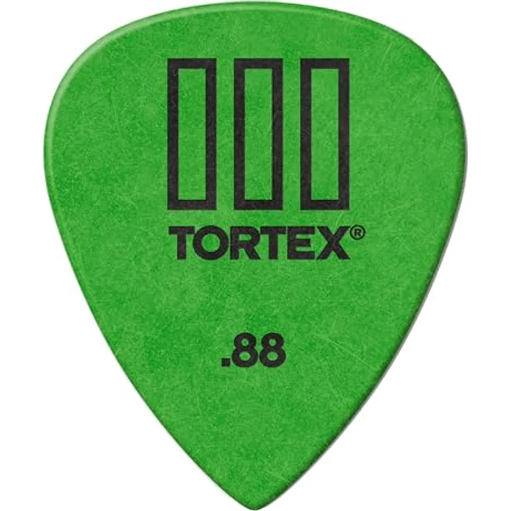 Dunlop Tortex III Riffle 088 Pack, Plektren-Players Pack mit 12 Stück, Stärke 0,88, grün – Bild 3