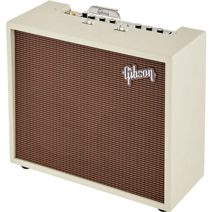 Gibson Dual Falcon 20 2x10 Combo, Röhren E-Gitarren Combo mit 15 Watt Leistung, 2 Kanälen, Cream Bronco