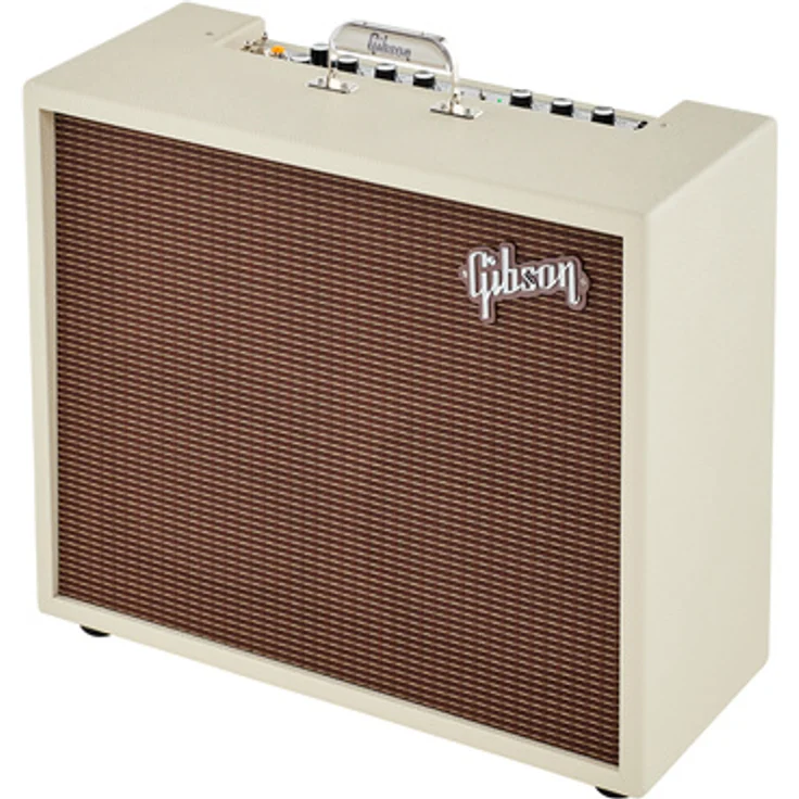 Gibson Dual Falcon 20 2x10 Combo, Röhren E-Gitarren Combo mit 15 Watt Leistung, 2 Kanälen, Cream Bronco