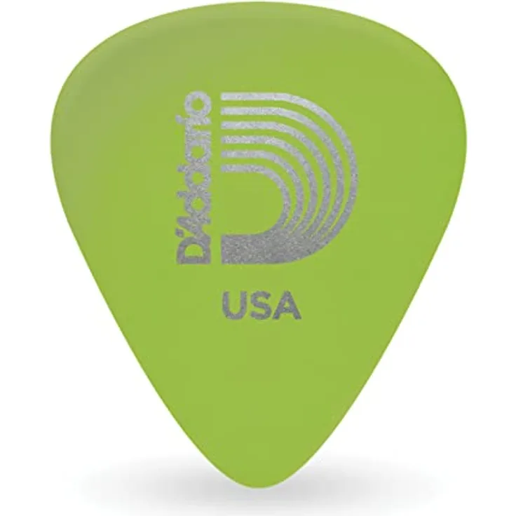 Planet Waves 1CCG4-10 Cellu-Glo Celluloid Picks, Neon Grün leuchtend im Dunkeln, 10 Stück, Medium