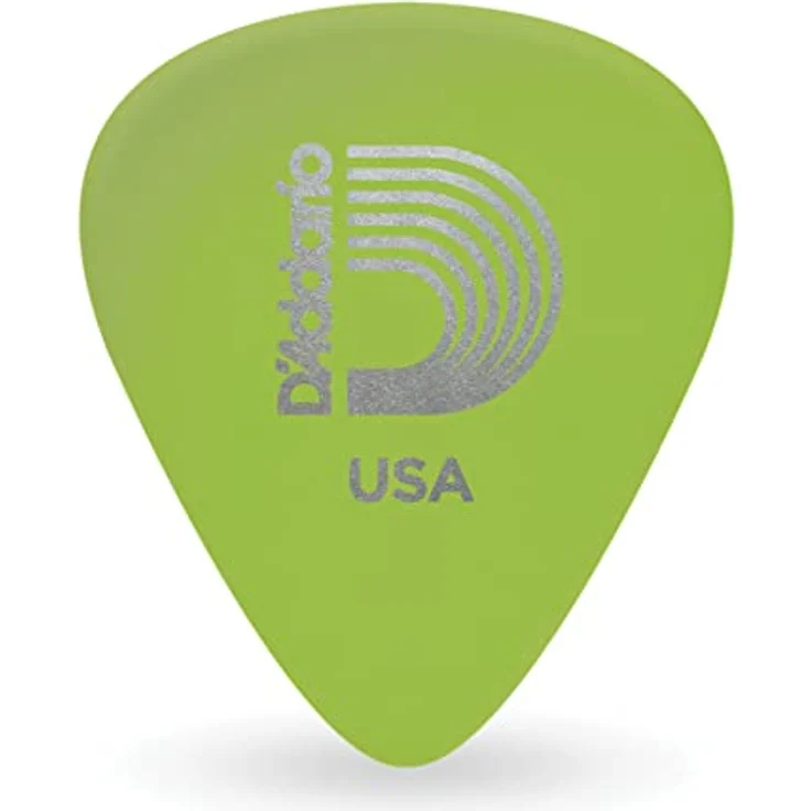 Planet Waves 1CCG4-10 Cellu-Glo Celluloid Picks, Neon Grün leuchtend im Dunkeln, 10 Stück, Medium