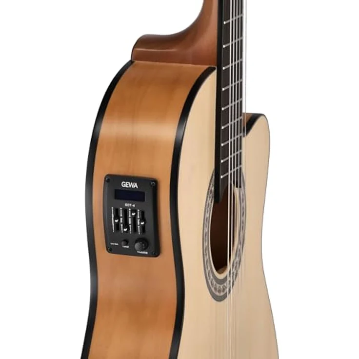 Caballero by Manuel Rodriguez Principio CA-PM FE, Konzertgitarre mit Cutaway und Tonabnehmer, Natur, 4/4 Größe, Massive Fichtendecke, Ovangkol-Griffbrett, GEWA ETC-4 Preamp – Bild 5