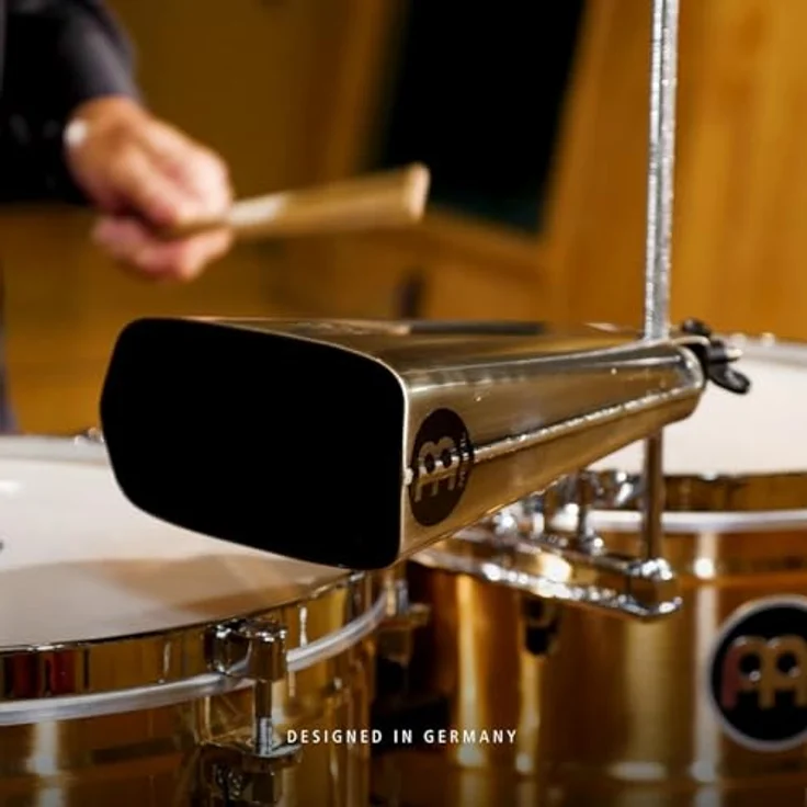 Meinl STB55 Cowbell, 5 1/2" mit Realplayer Stahl-Finish, montierbar – Bild 7
