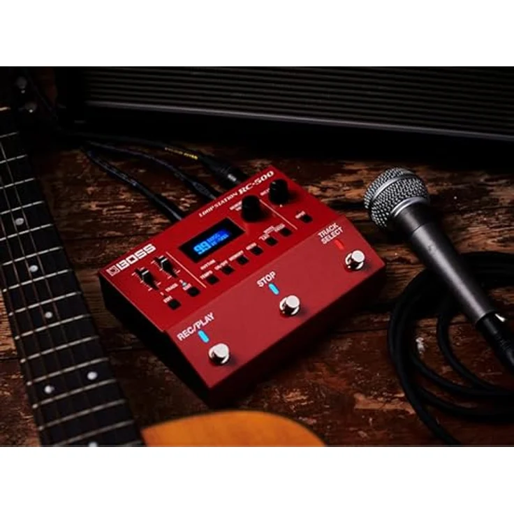 BOSS RC-500 Loop Station, 2-Spur-Looper mit integriertem Mixer, 16 Drumkits und 13 Stunden Aufnahmezeit – Bild 2