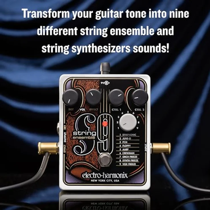 Electro Harmonix String9 String Ensemble, Effektpedal für E-Gitarre mit 9 Soundeinstellungen und True/Buffered Bypass – Bild 9