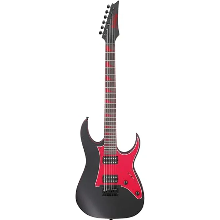 Ibanez Gio GRG131DX-BKF E-Gitarre mit ausgewogener Verarbeitung, Farbe Black Flat – Bild 2