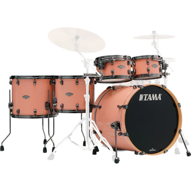 Tama Starclassic Performer, Schlagzeugset Limited Edition in Dusty Rose, 5-teilig mit lackierten Kesseln aus Birke und Ahorn