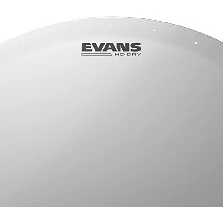 Evans 13" Genera HDD Coated Snare Fell, zweischichtiges Schlagzeugfell mit Dämpfungsring und kontrolliertem Sustain, weiß aufgerauht – Bild 2