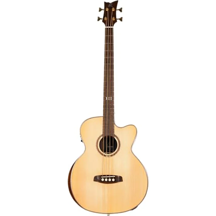 Ortega STRIPEDSU.ACB, Akustikbass mit massiver Alaska Fichtendecke, Cutaway, Natur Hochglanz Finish, inkl. Gig Bag – Bild 2