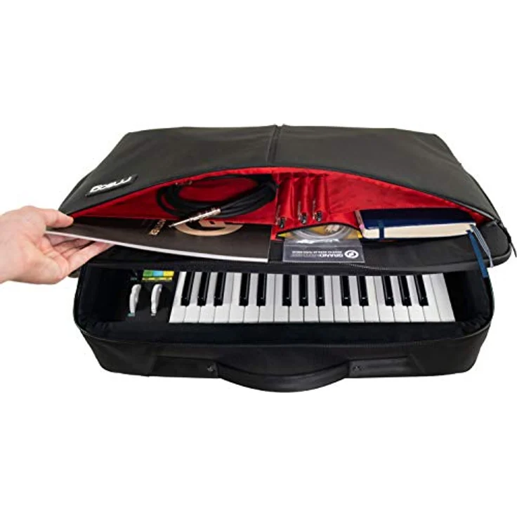 Moog Grandmother SR Series Case, Transporttasche aus wasserbeständigem 1680D Cordura mit Schaumstoffpolsterung, schwarz – Bild 8