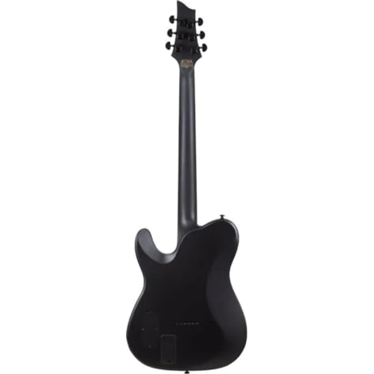 Schecter PT Black Ops, T-Style E-Gitarre aus Mahagoni, Satin Black Open Pore, mit Fishman Fluence Tonabnehmer und 24 X-Jumbo Stainless Steel Bünden – Bild 2