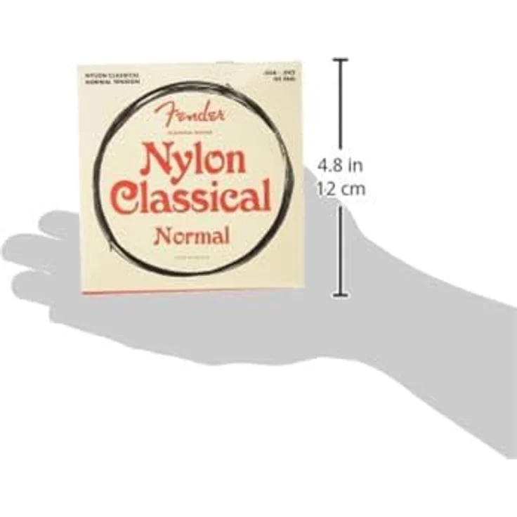Fender Nylon Acoustic Strings BQ 12 Sets, robuste Gitarrensaiten für Nylon-Konzertgitarren, verschiedene Größen – Bild 2