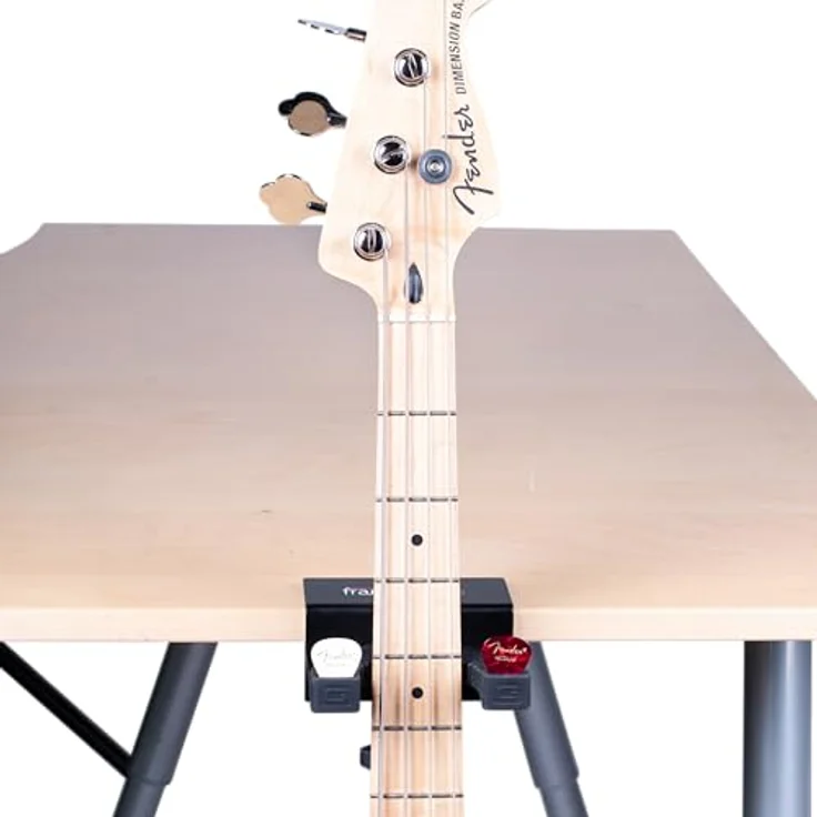 Gator Frameworks Desk Clamping Guitar Rest, Gitarrenständer mit Tischklemme für Halsbreiten bis 64 mm, 5 mm EVA Schaumstoff zum Schutz, Abmessungen 114 x 86 x 146 mm, Gewicht 0,57 kg – Bild 14