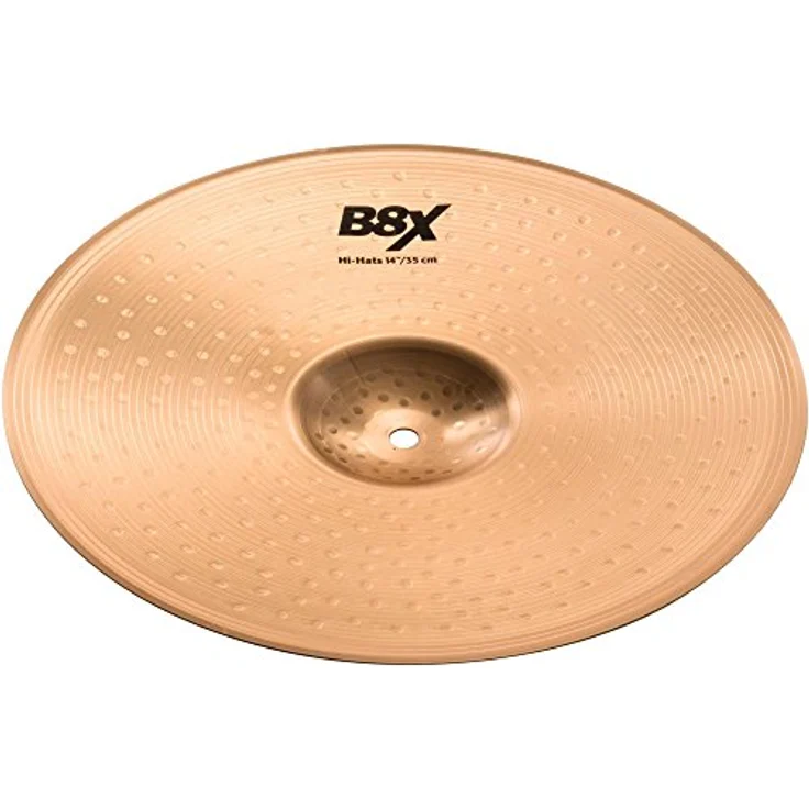 Sabian 14" B8X Hi-Hat Becken, knackige und lebendige Stick- und Pedalansprache, bronzefarben – Bild 3